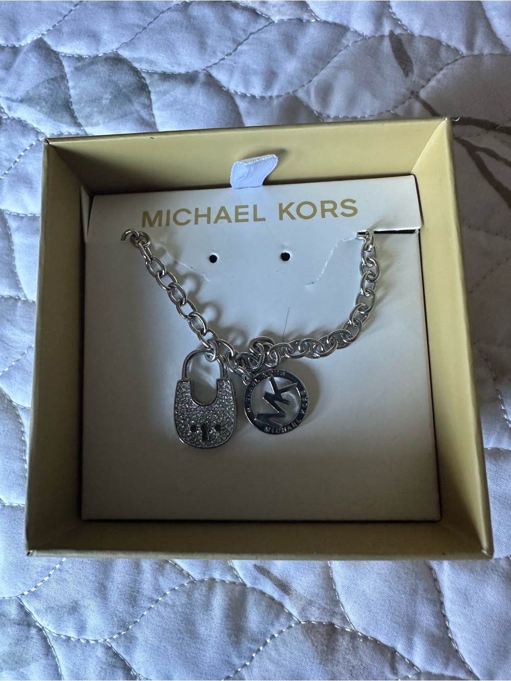 Michael Kors Gold Logo Jewelry Box